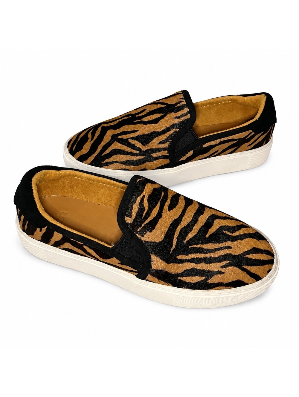 UGG Zebra Calf Hair Slip-On Sneakers Women’s Size 8
